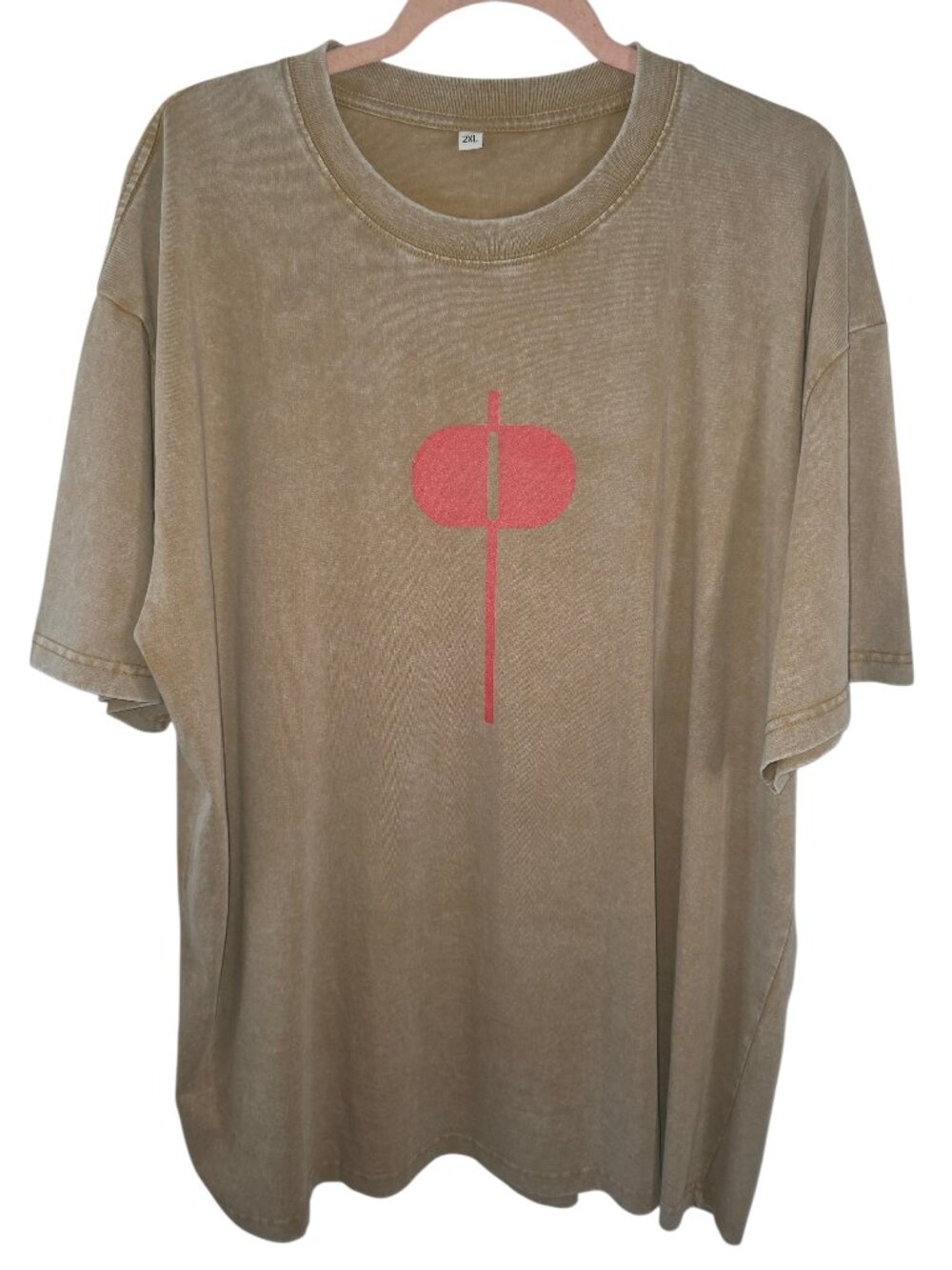 Men's Graphic Acid Washed Tee